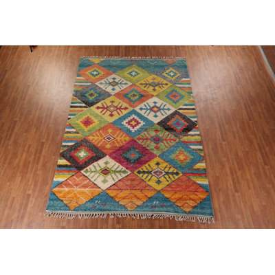 One-of-a-Kind Rectangle 12' 3'' X 8' 11'' Cotton Area Rug in Multi Color