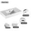 Conception de meuble-lavabo mural 60 po 