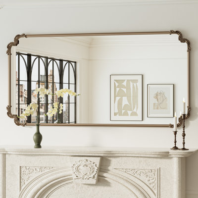 Genan Accent Scalloped Rectangle Wall Mirror