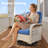 Three-Piece Outdoor Swivel Chair Set-1847364731