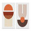 Creative Creative Designs in Retro Colors X - ensemble de 2 impressions-260238298-260238301