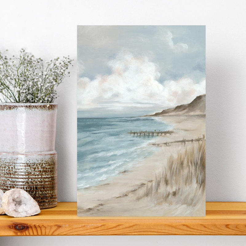 Art mural côtier «Coastal Serenity By The Dunes», H 18 po x l 12 po