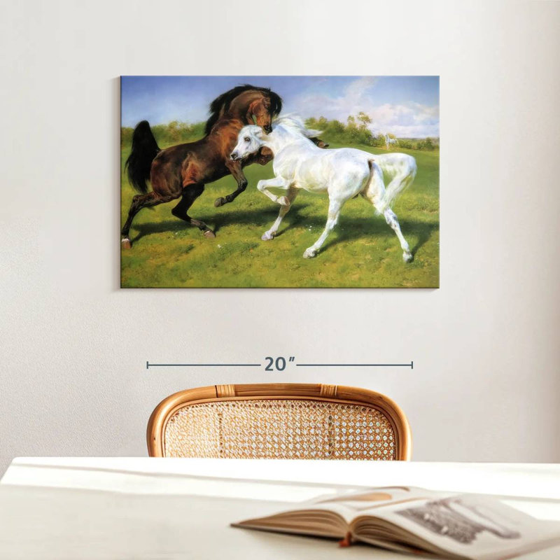 Brampt The Duel 1895, 16" H x 24" W