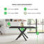 Lenworth Veneer Luxury Dining Table With Metal Legs - Modern Statement Design-1080934743-1080934736