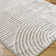 PRUNELLE Machine Washable Shaggy Boho Medium Grey Area Rug