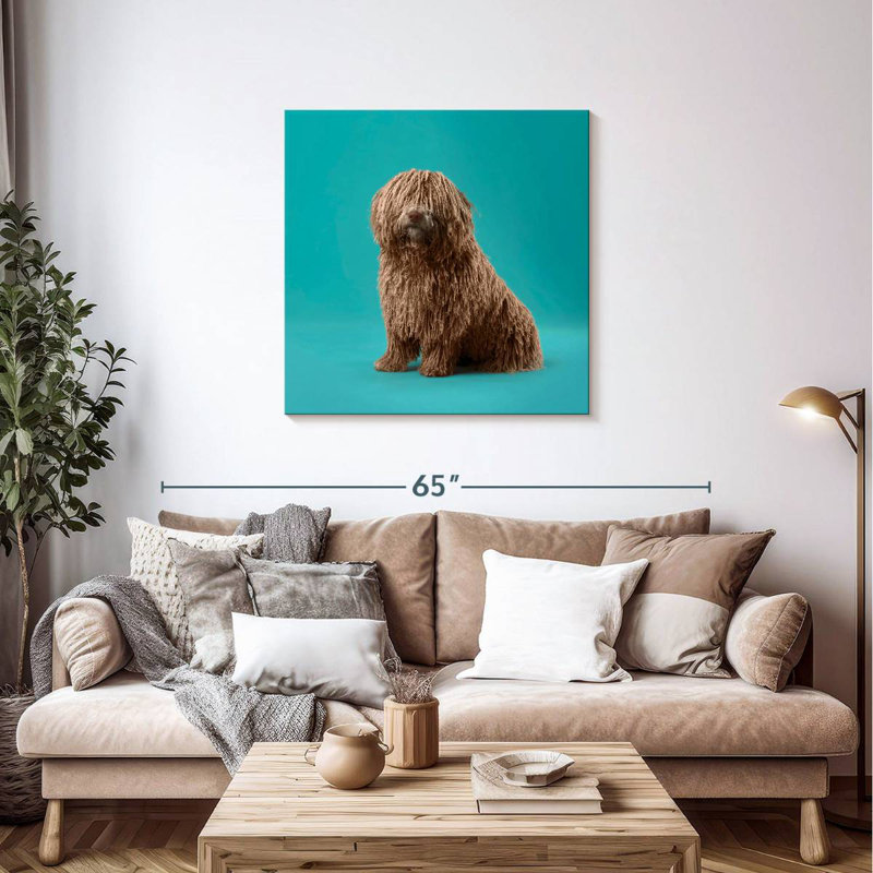 Crowle Komondor Dog, 36" H x 36" W