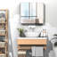 Armoire de rangement murale pour salle de bain, armoire à pharmacie, armoire de salle de bain moderne avec miroir