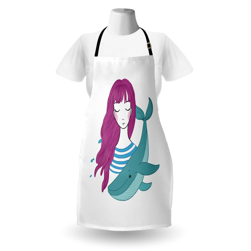 No Pattern Bib Apron
