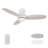  48" Ceiling Fan With Remote, Light Kit Included.-1177046074