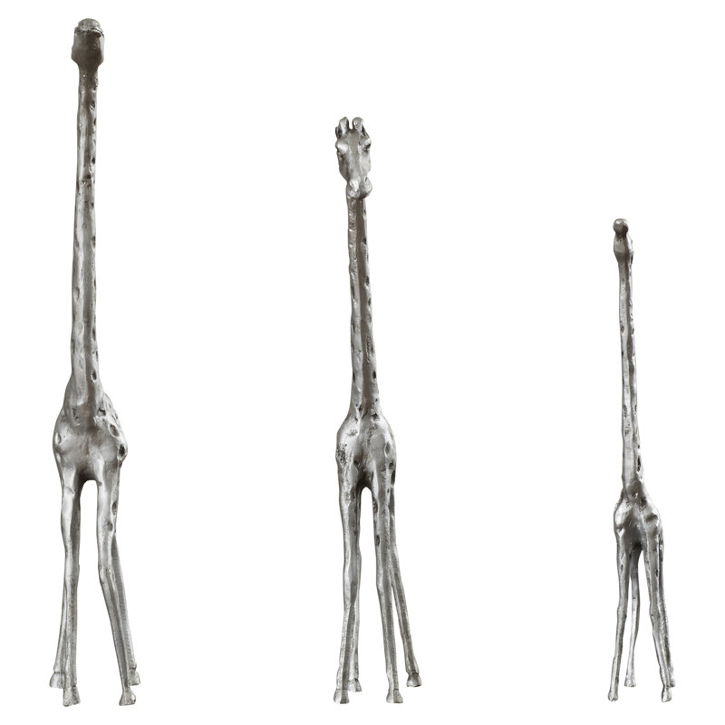 3 Piece Giraffe Family Figurine Set