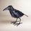 Halloween Crow Metal Garden Statue