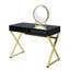 Coiffeuse en bois massif avec miroir-609229655