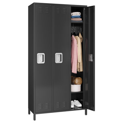 Armoire à casiers de rangement 72 po en métal pour les employés