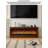 American-style simulated flame TV cabinet fireplace