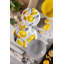 Lemon Gray Porcelain China Stoneware Dinnerware Set 18 Piece - Service for 6
