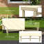 Banc de jardin Outsunny