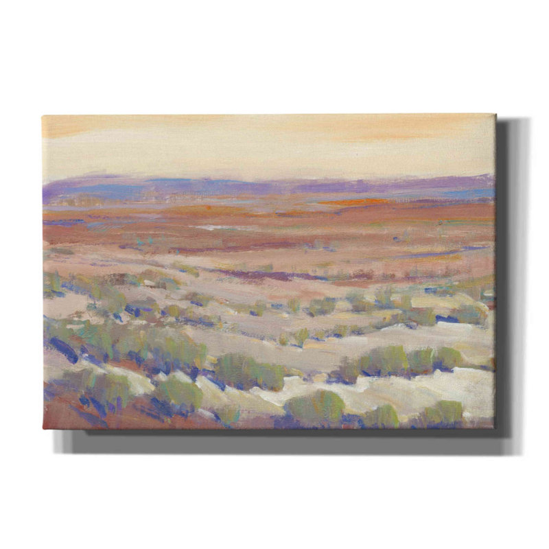 «High Desert Pastels II» par Tim O'toole, art mural sur toile, H 18 po x l 26 po x P 0,75 po