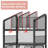 4-Tier Rolling File Cart With Hanging File Sorter, Mobile File Cabinet With Drawer For Home Office