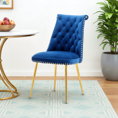 Magallanes 2-Piece Tufted Velvet Dining Chairs