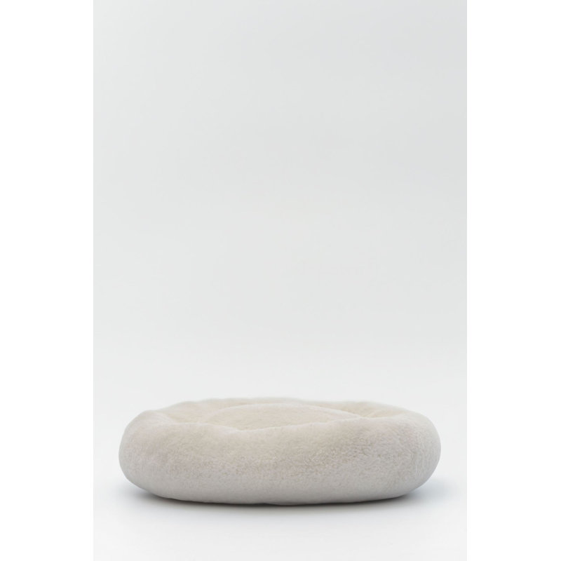 Lit pour animal de compagnie, Blanc, Taille moyenne: L 18,5 po x l 18,5 po