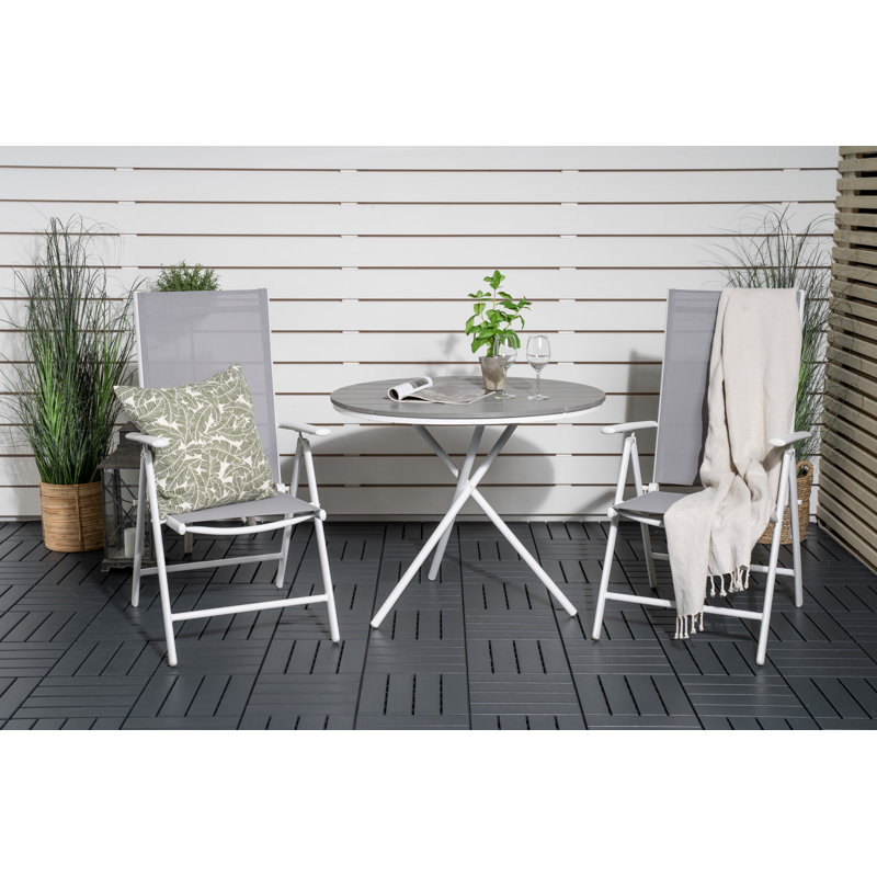 Navya 2 - Person Patio Dining Set with Round Table