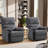 30.7" W Chenille Power Recliner-1597397849