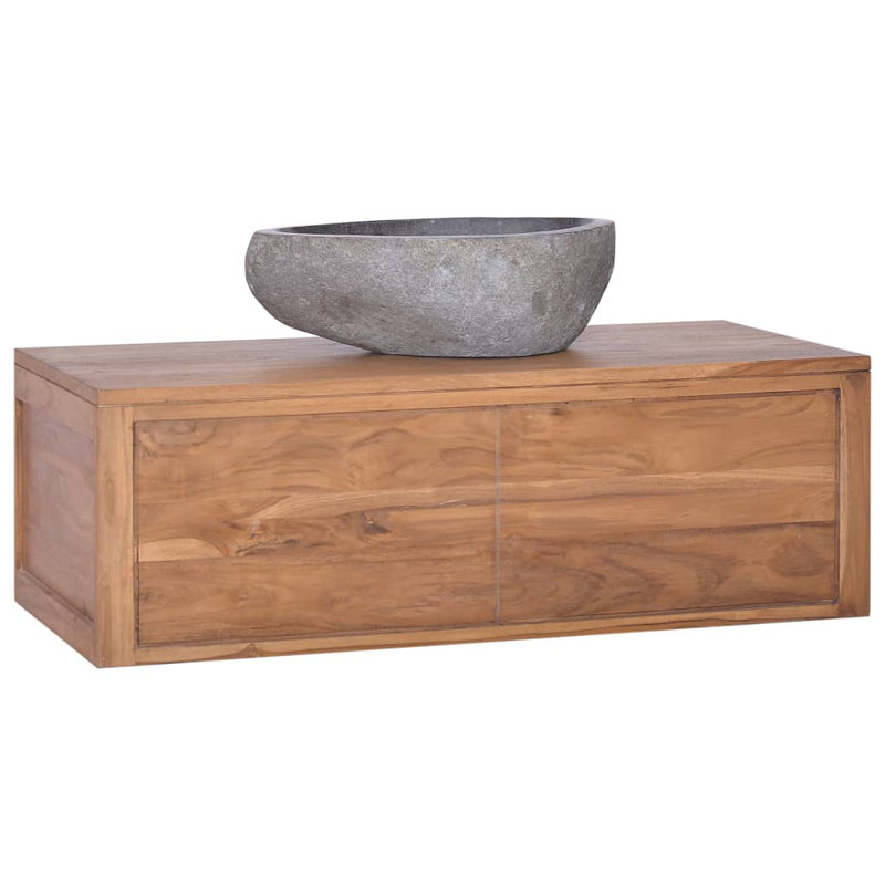 Armoire de rangement murale en bois massif