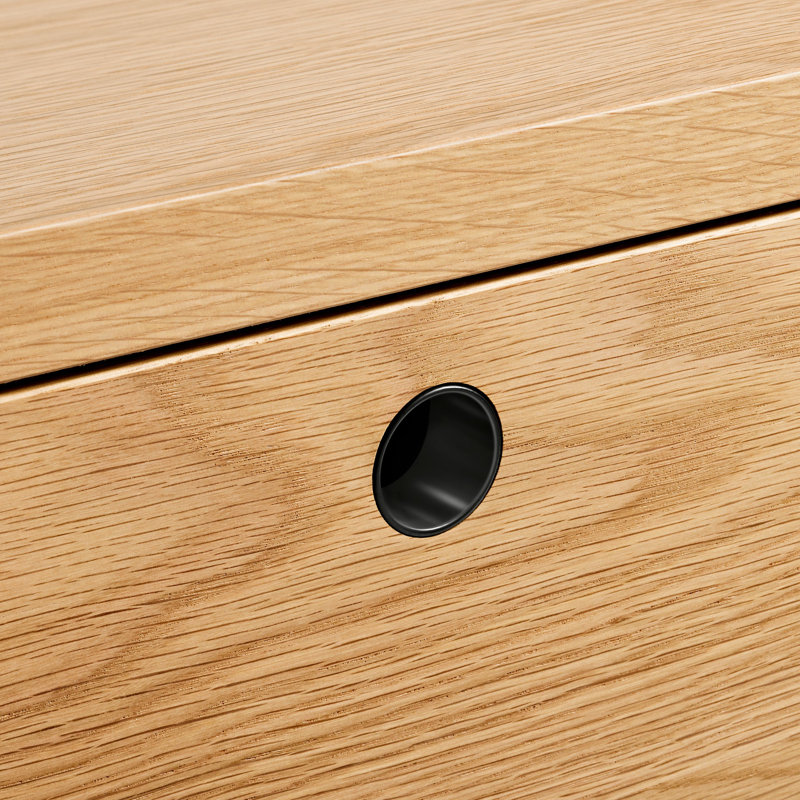Peek 70'' Solid Wood Sideboard, White Oak