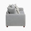 Canapé en chenille moderne et contemporain de 82 po Langara avec garniture cloutée élégante, coussins inclus-1458743158