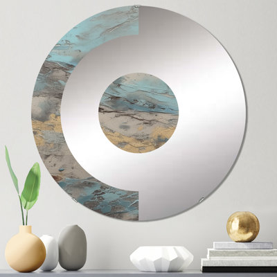 Garic - Miroir mural demi-cercle