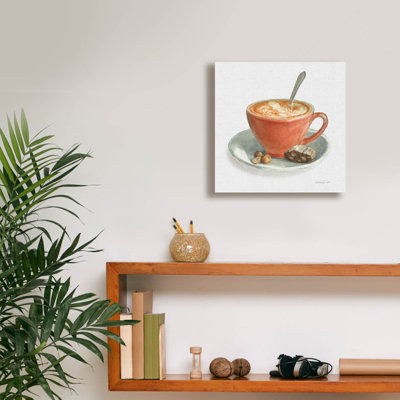 «Wake Me Up Coffee 3 Linen» par Danhui Nai, art mural sur toile