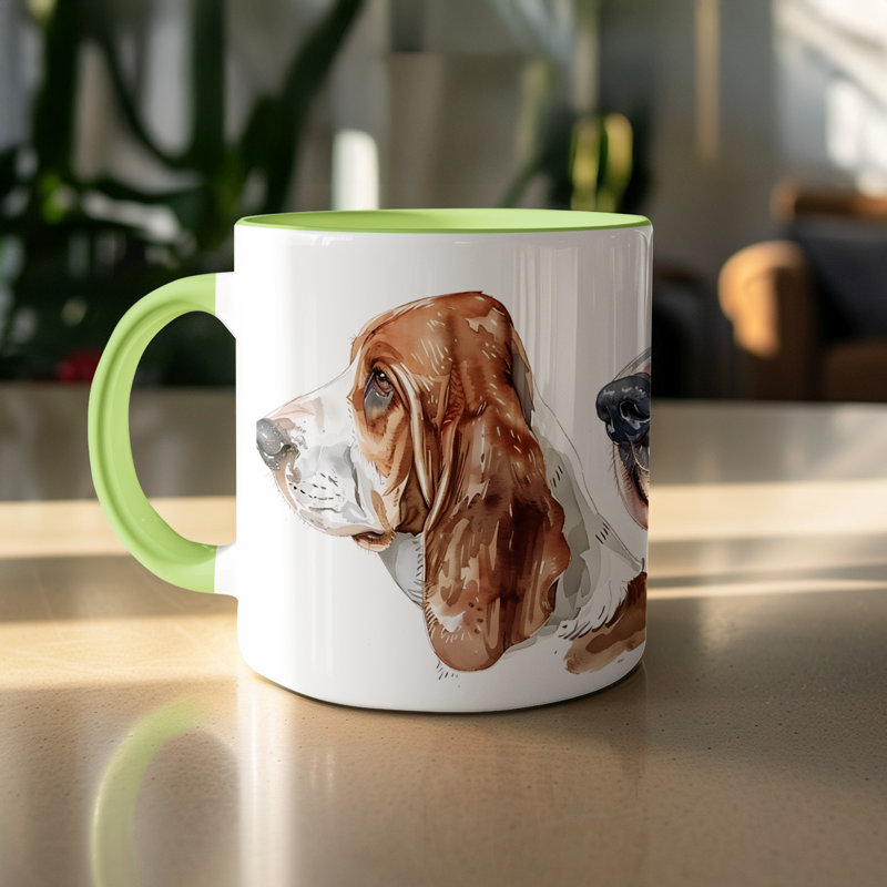 Mug, 4, Light Green