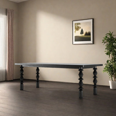 Table multifonctionnelle rétro en bois de frêne