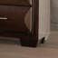Table de chevet style transitionnel 1pc avec tiroirs à queue d'aronde à l'avant et à l'arrière français