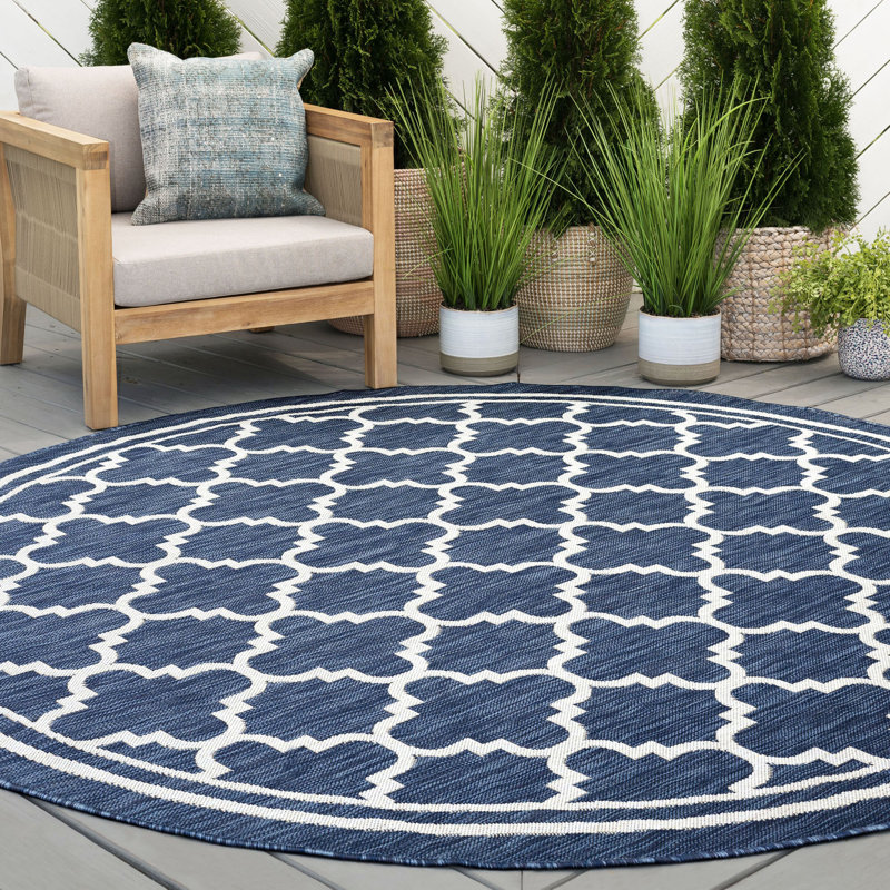 Findlay Indoor/Outdoor Rug, Round 5'3"
