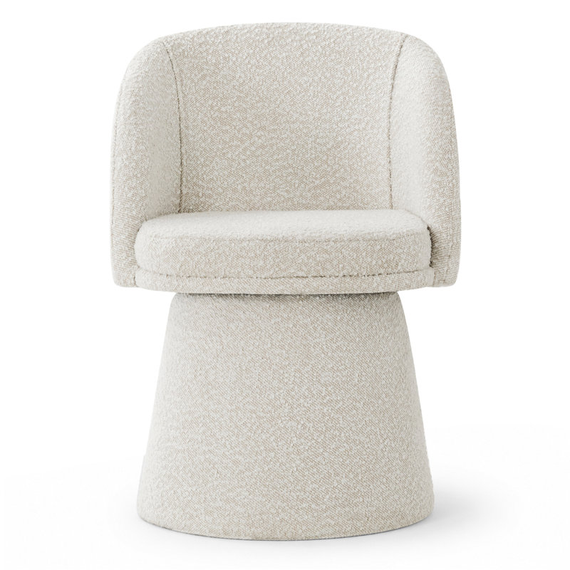 Tabouret de coiffeuse pivotant rembourré Modern