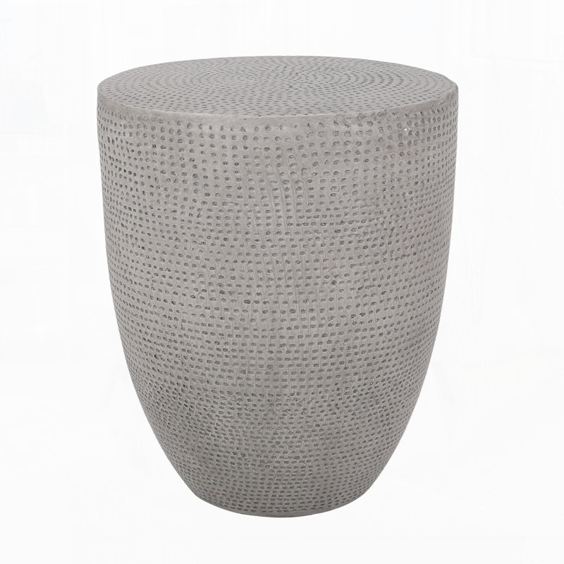 Outdoor Lightweight Concrete Side Table