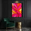 "Watercolor Abstract 52", art mural sur toile rose-1127108131