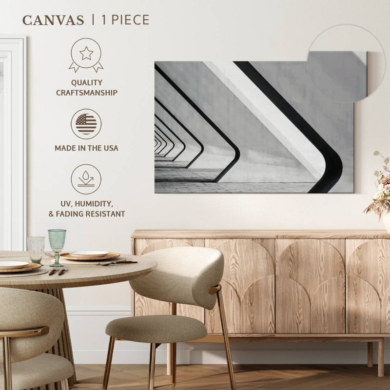 Modern Architectural Design, 34" H x 51" W