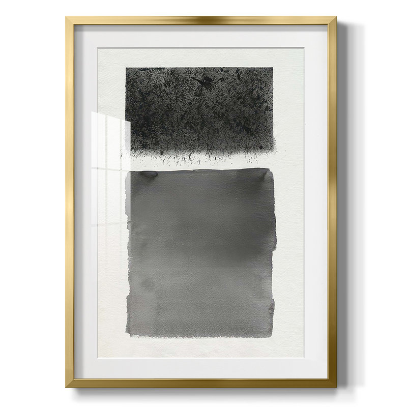 Reflection and réfraction II, reproduction encadrée, Papier avec cadre doré, Oui