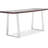 Ostara Lionel Wood and Stainless Steel Metal Bench