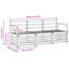 189.5cm Wide Patio Sectional Set