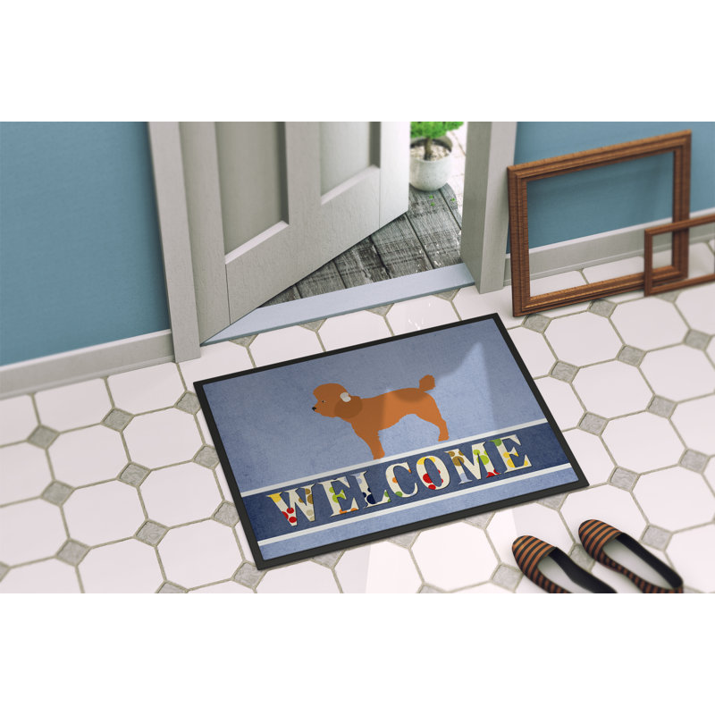 Non-Slip Outdoor Doormat, Rectangle 18" x 27"