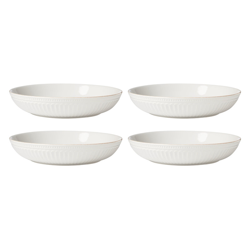 Lenox French Perle Groove 12-Piece Dinnerware Set