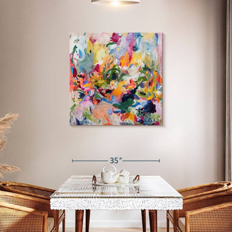 In The Springtime, 36" H x 36" W