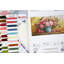 Trousse de broderie au point de croix compté « Bouquet luxuriant de fleurs » de Luca-S B7055L