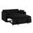 Convertible Sofa Bed with Arm Storage Pockets-401548489