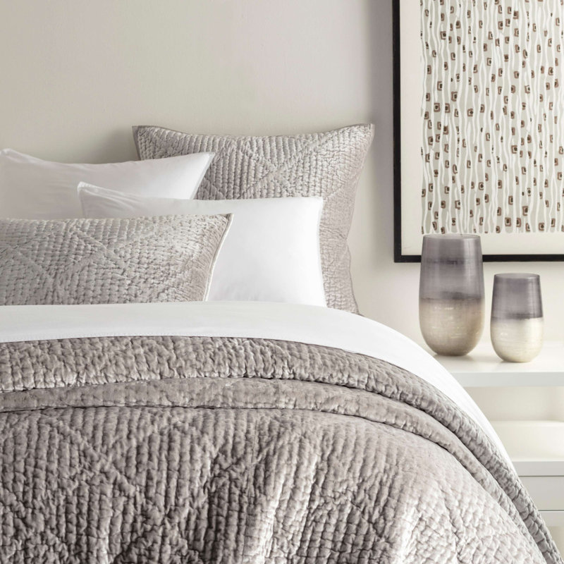 Pine Cone Hill Parisienne Velvet Quilted Sham