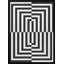 "Lignes noires et blanches", art texturé encadré-1701382942-1701383152
