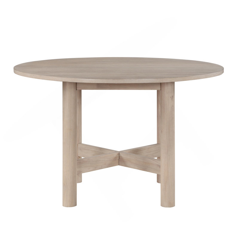 Gabby - Table de salle à manger ronde - Brun clair